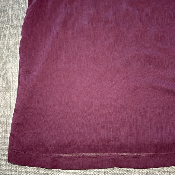 LOFT Textured Burgundy Tank - Women’s Size S - Picture 2 of 7